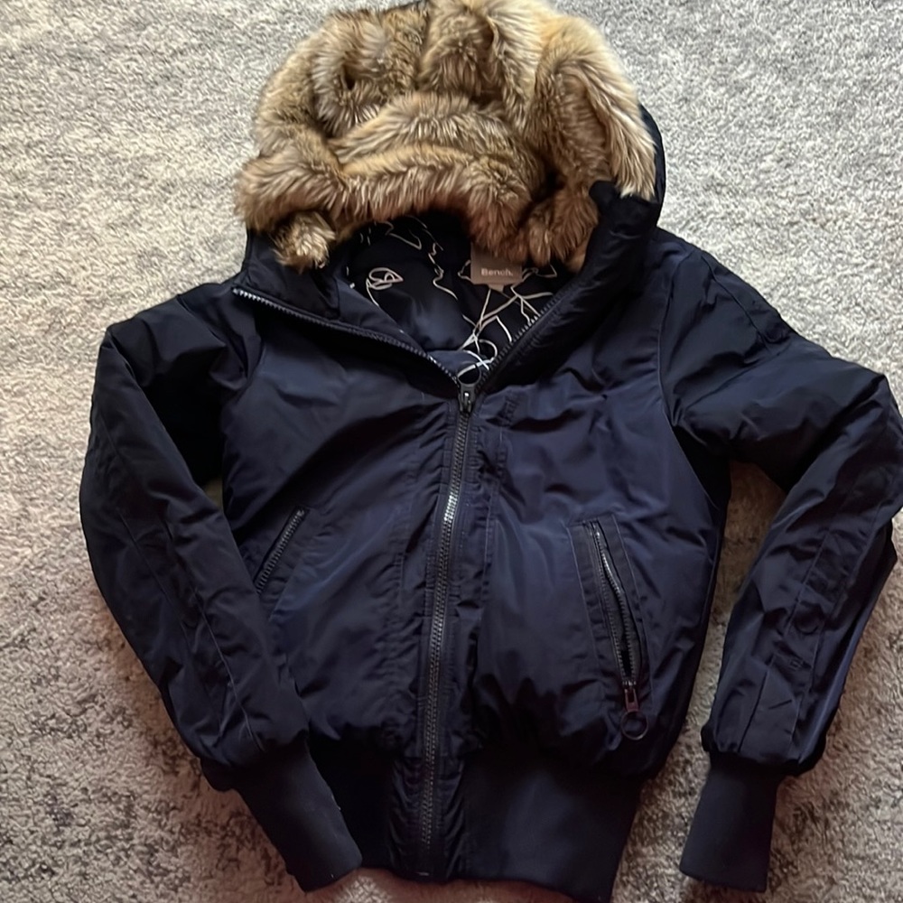 Bech jacket , dark blues.